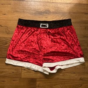 Santa booty shorts
